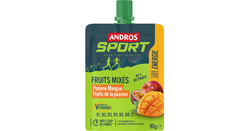 Gourdes Fruits Mixés Andros Sport 
